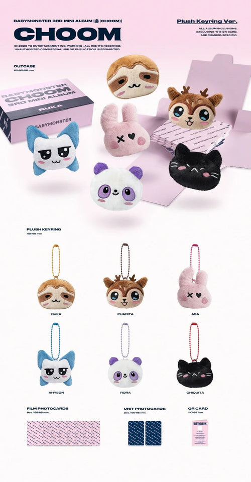 3rd MINI ALBUM [춤 (CHOOM)] Plush Keyring Ver. | Pre-Order!