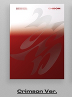 Product packaging with a red and white design on a gray background