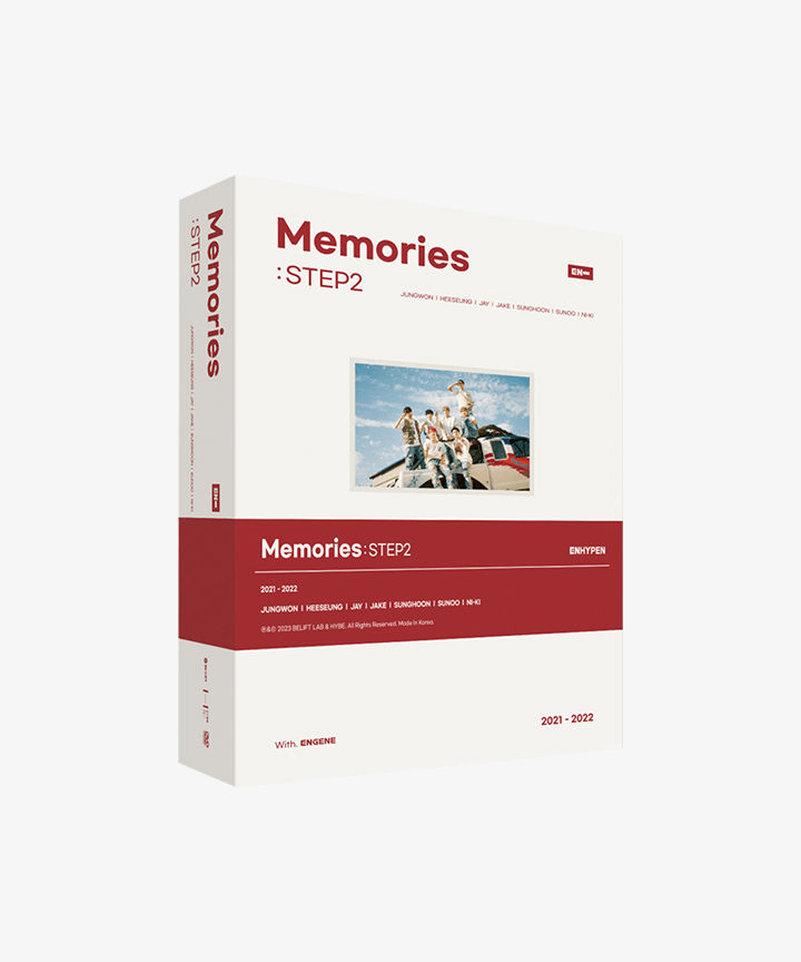 Product packaging for 'Memories STEP2' on a white background