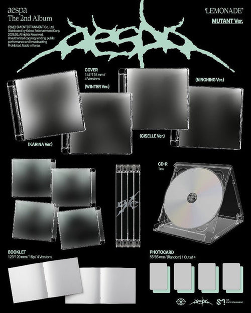 aespa - The 2nd Album [LEMONADE] (MUTANT Ver.)