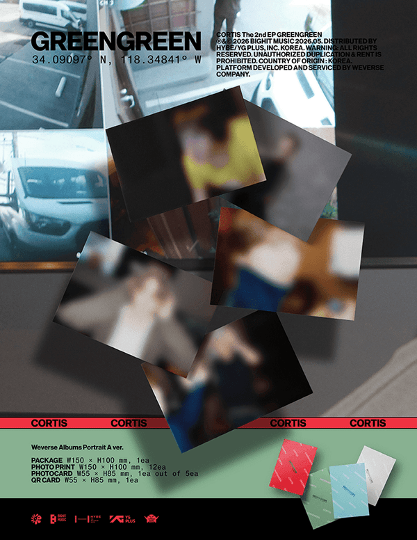 Collage of blurred images with text and product display at the bottom.