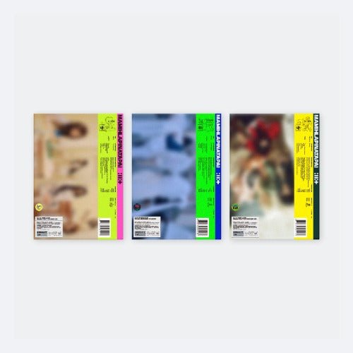 Three product packaging boxes with colorful labels on a white background