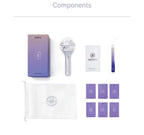 Kantele product components including packaging, device, and accessories on a white background.